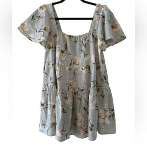 Aakaa (Morning Lavender) mini-dress